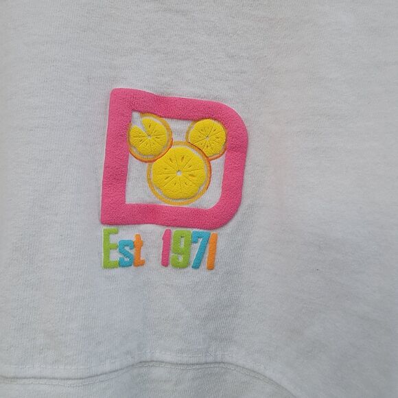 Walt Disney World Spirit Jersey TIE DYE RAINBOW w/LEMON Size XS Long Sleeve - Picture 3 of 5